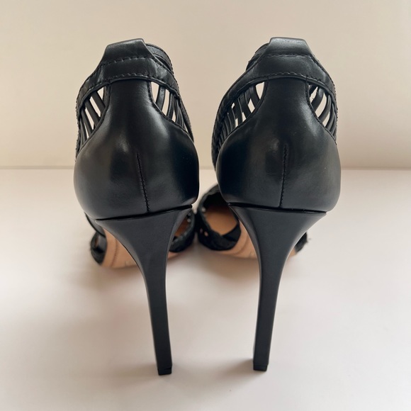 Dolce Vita Kalila O’Dorsay Jute Black Ankle Strap Pumps - Picture 5 of 10
